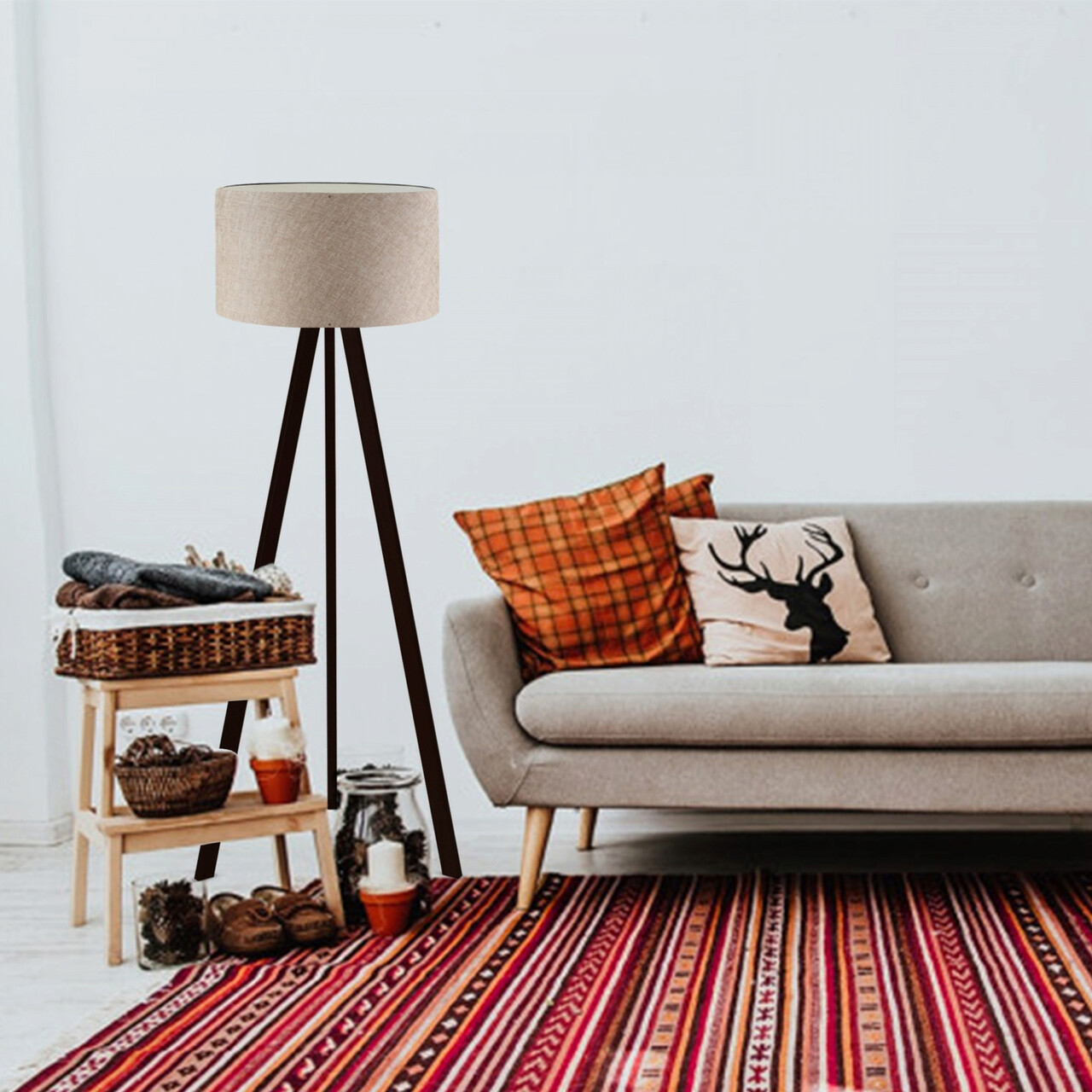 Lampadar, Opviq, 780SGN4453, Bej - imagine 4